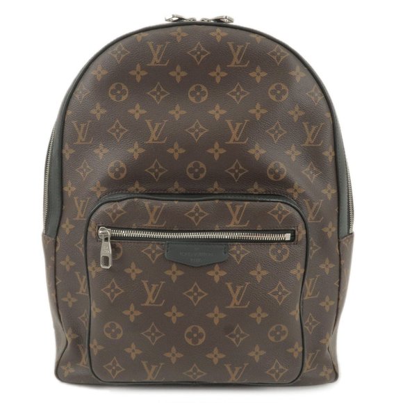 Macassar Josh Monogram Canvas Backpack - Picture 1 of 10
